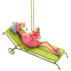 Item 108009 thumbnail Flamingo In Lounge Ornament