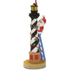 Item 108084 thumbnail Santa Hatteras Lighthouse Ornament