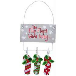 Item 108099 thumbnail The Flip Flops Were Hung Sign Ornament