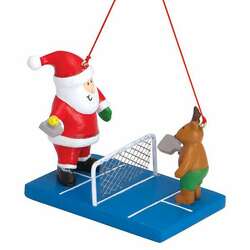 Item 108118 thumbnail Santa Playing Pickleball With Friends Ornament