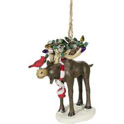 Item 108242 thumbnail Moose With Birds Nest Ornament
