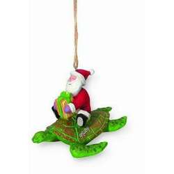 Item 108487 thumbnail Myrtle Beach Santa On Sea Turtle Ornament