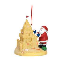 Item 108573 thumbnail Santa Building Sand Castle Ornament