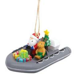 Item 108908 thumbnail Santa And Friend In Zodiac Ornament