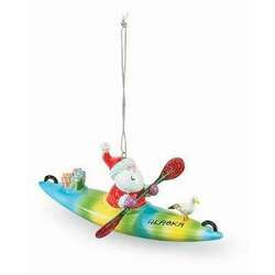 Item 108987 thumbnail Santa Kayak OBX Ornament