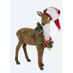 Item 113362 REINDEER WITH WREATH