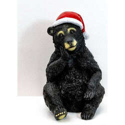 Item 127256 thumbnail Poly Black Christmas Bear Figure