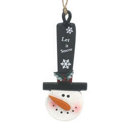 Item 127288 thumbnail Wood Christmas Snowman Head