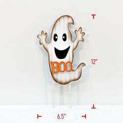 Item 128001 thumbnail Metal Halloween Boo Ghost