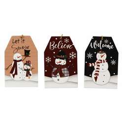 Item 128608 thumbnail Snowman Christmas Tag