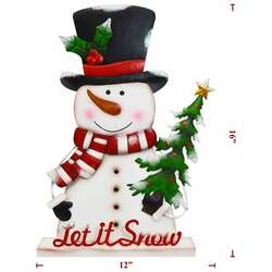 Item 128653 thumbnail Metal Sitting Snowman