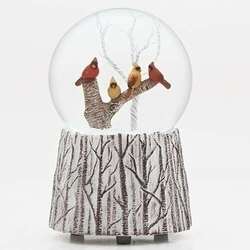 Item 134013 thumbnail Cardinals On A Branch Musical Snowglobe