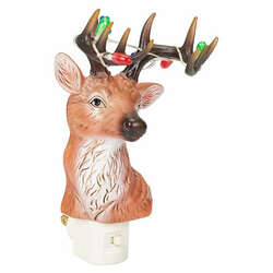 Item 134040 thumbnail Blinking LED Reindeer Nightlight