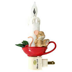 Item 134041 thumbnail Sleeping Mouse In Candle Nightlight