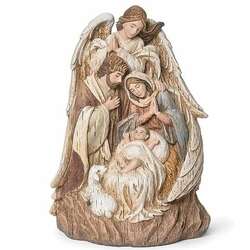 Item 134141 thumbnail Holy Family With Sheep And Angel Figure