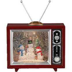Item 134168 thumbnail Lighted Swirl Snowman TV