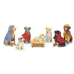 Item 134199 7 Piece Dog Nativity Set
