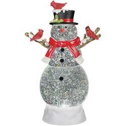 Item 134203 thumbnail LED Snowman Swirl With Cardinals