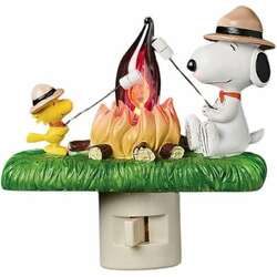Item 134231 thumbnail Snoopy And Woodstock Campfire Nightlight