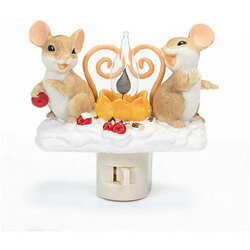 Item 134303 thumbnail Mice By Fire Flickering Nightlight