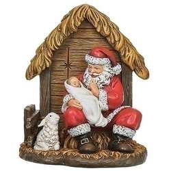 Item 134435 Santa With Baby Jesus Figure