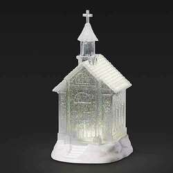 Item 135007 thumbnail Lighted Swirl Church