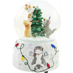 Item 135009 thumbnail Musical Cats Water Globe