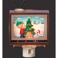 Item 135024 thumbnail Peanuts TV Tree Decorating Nightlight