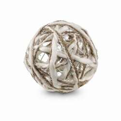 Item 140008 Cream/Tan Yarn Ball Ornament
