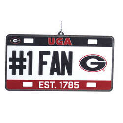 Thumbnail Georgia Bulldogs License Plate Ornament
