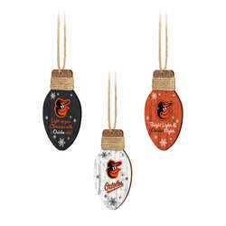 Item 143256 thumbnail Baltimore Orioles Holiday Light Ornament