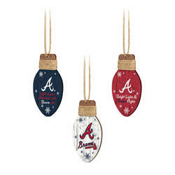 Item 143257 thumbnail Atlanta Braves Holiday Light Ornament