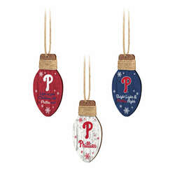 Item 143259 thumbnail Philadelphia Phillies Holiday Light Ornament