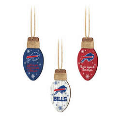 Item 143260 thumbnail Buffalo Bills Holiday Light Ornament