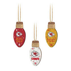 Item 143264 thumbnail Kansas City Chiefs Holiday Light Ornament