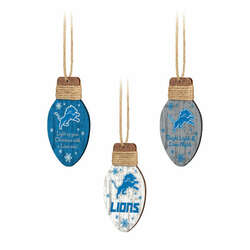 Item 143269 thumbnail Detriot Lions Holiday Light Ornament