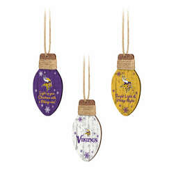 Item 143271 thumbnail Minnesota Vikings Holiday Light Ornament
