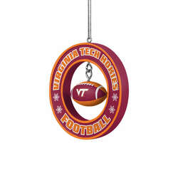 Item 143323 thumbnail VA Tech Floating Football Ornament