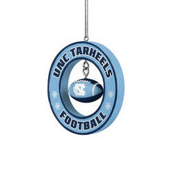 Item 143325 thumbnail UNC Floating Football Ornament