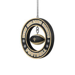 Item 143372 thumbnail New Orleans Saints Floating Football Ornament