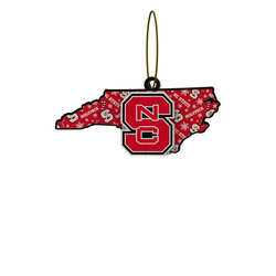 Item 143388 thumbnail NC State Wood State Ornament