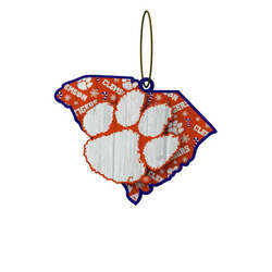 Item 143392 thumbnail Clemson Wood State Ornament