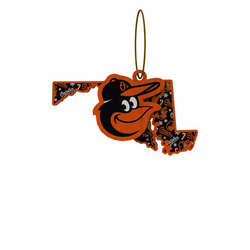 Item 143401 thumbnail Baltimore Orioles Wood State Ornament