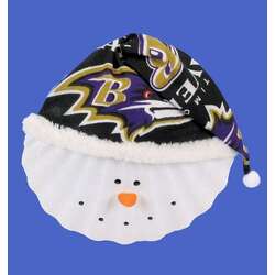 Item 151004 thumbnail Baltimore Ravens Snowman Scallop Shell Ornament