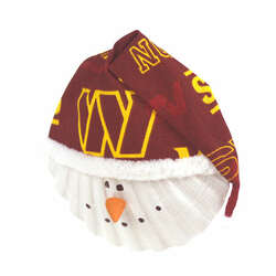 Item 151012 thumbnail Washington Commanders Snowman Shell Ornament