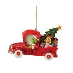 Item 156463 thumbnail Grinch In Red Truck Ornament