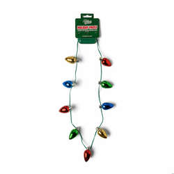 Item 164023 thumbnail Holiday Frost Light Up Necklace