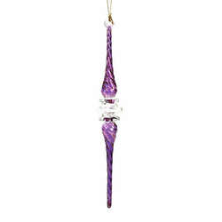 Item 186058 thumbnail Purple Ms Fancy Icicle Ornament