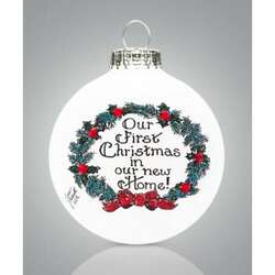 Item 202033 thumbnail Our First Christmas In Our New Home Ornament