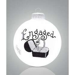 Item 202041 thumbnail Engagement Ring In Box/Engaged Ornament